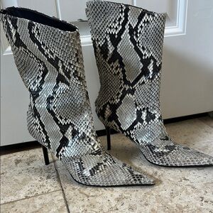 Genuine Snakeskin Women's Boots